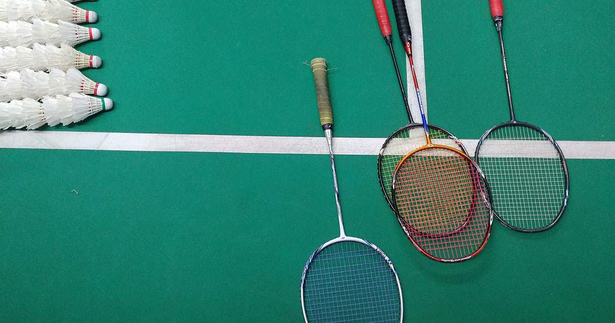 Why Badminton Courts are Green?
